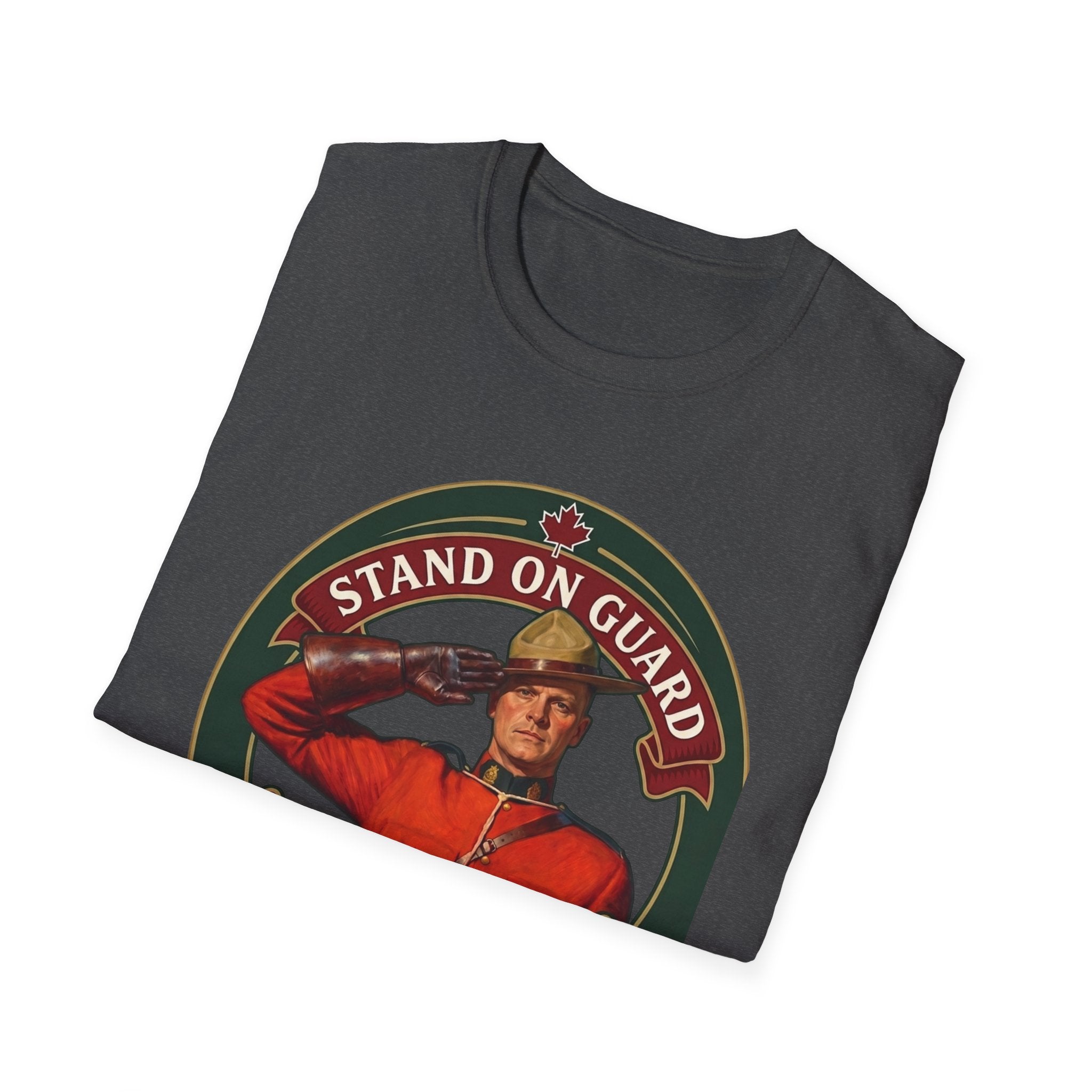 Stand on Guard T-Shirt — Canadian Mountie Salute (Est. 2026)