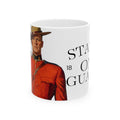 Mountie Coffee Mug — Vintage Canadian Mountie “Stand On Guard” Ceramic Mug (11oz & 15oz)