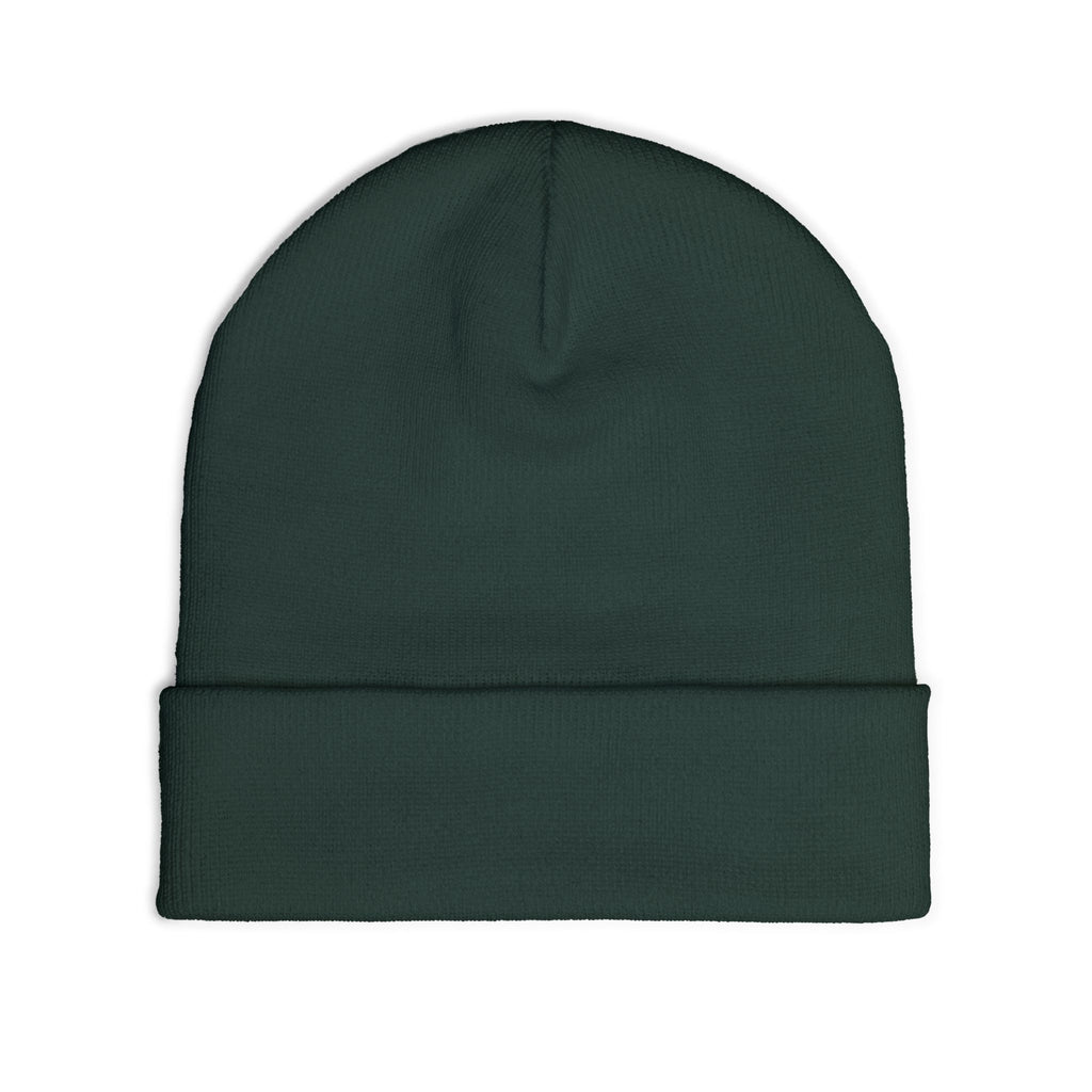 Embroidered 'Stand on Guard' Knit Beanie — Signature Patch Winter Hat
