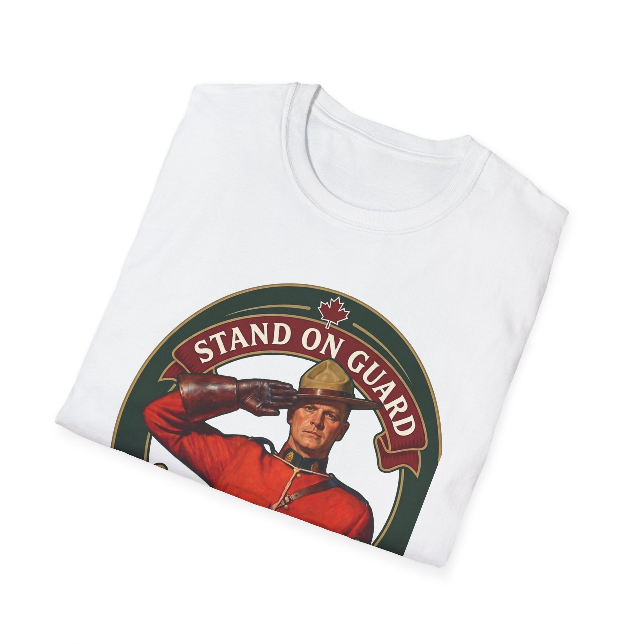 Stand on Guard T-Shirt — Canadian Mountie Salute (Est. 2026)