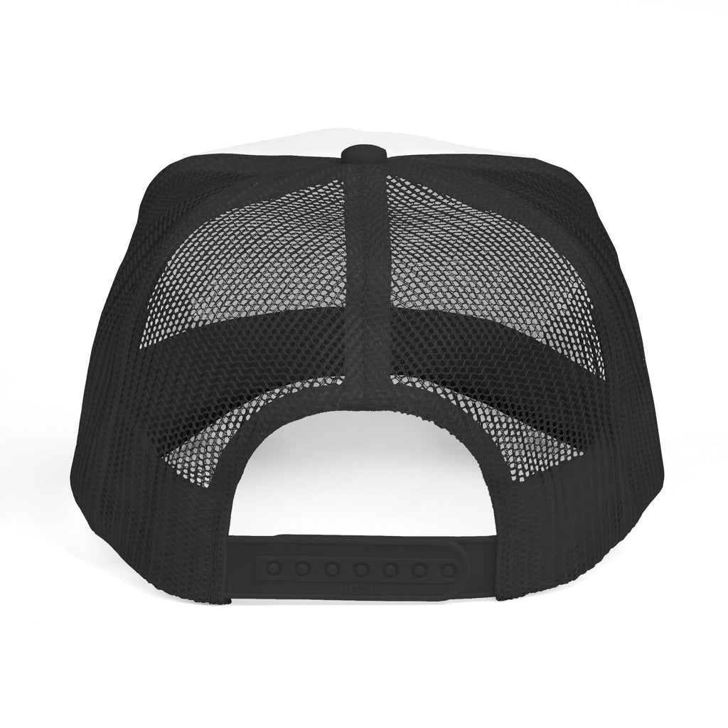 Trucker Cap with Blue Metallic GPS Logo – Mesh Snapback Hat for Drivers & Travel Fans