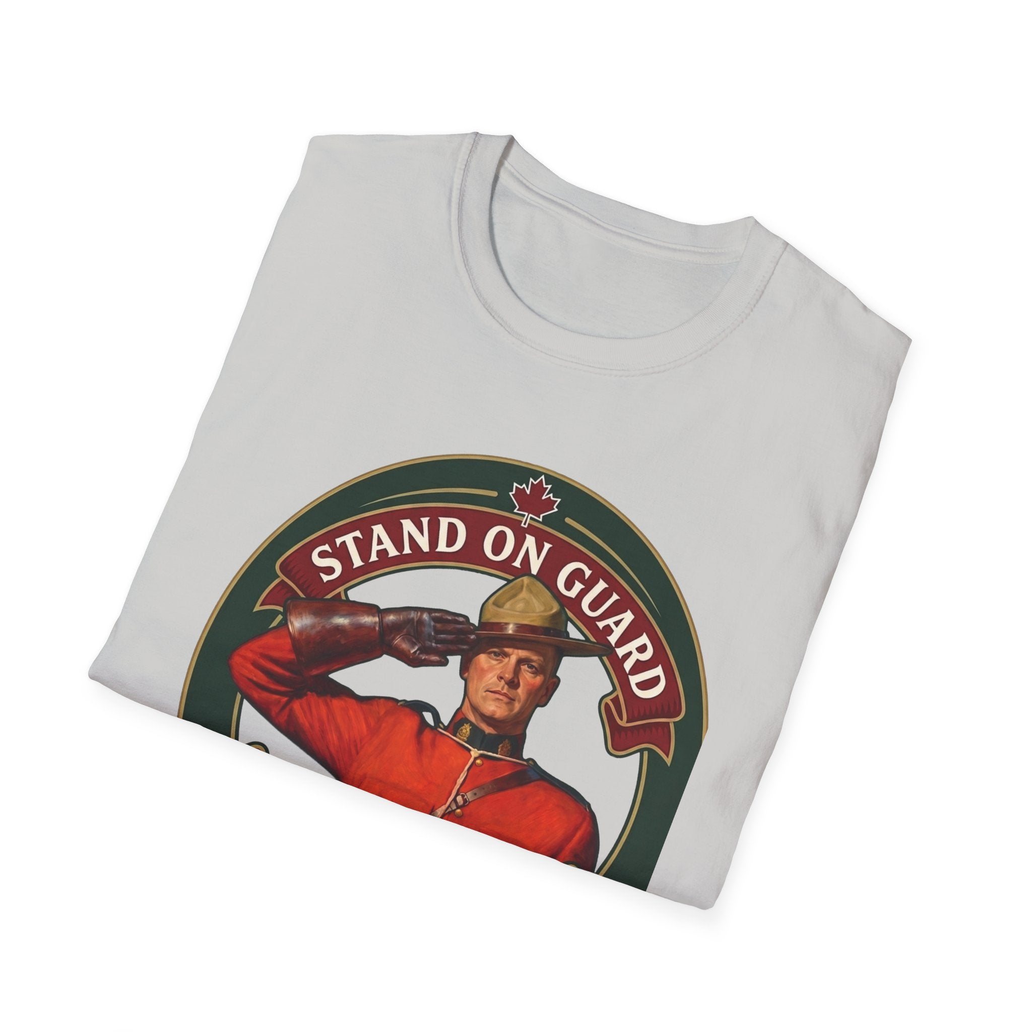 Stand on Guard T-Shirt — Canadian Mountie Salute (Est. 2026)