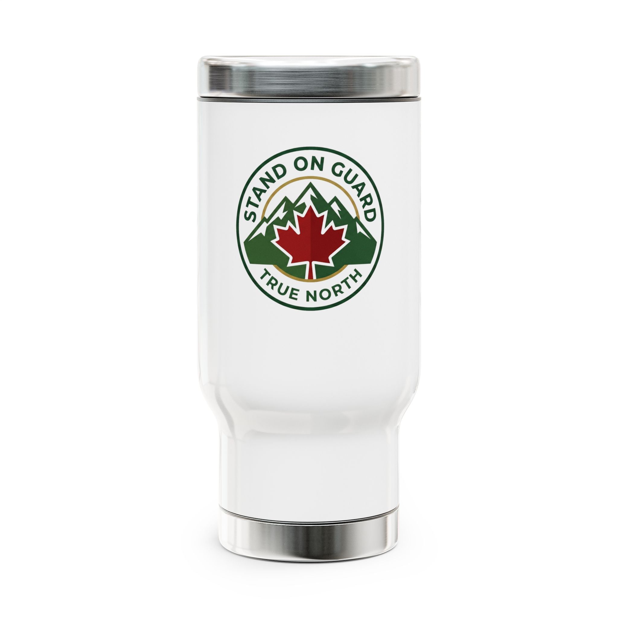 Stand On Guard Travel Mug – "True North" Stainless Steel 14oz