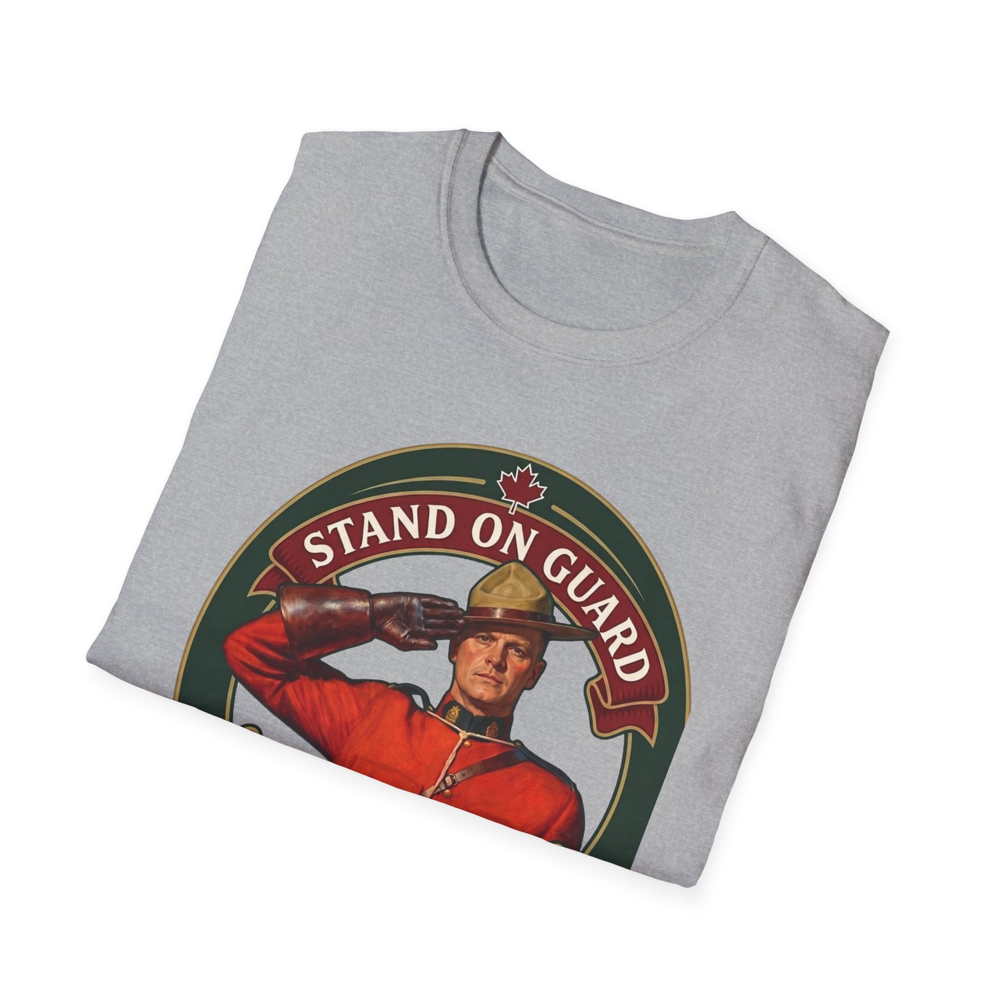 Stand on Guard T-Shirt — Canadian Mountie Salute (Est. 2026)