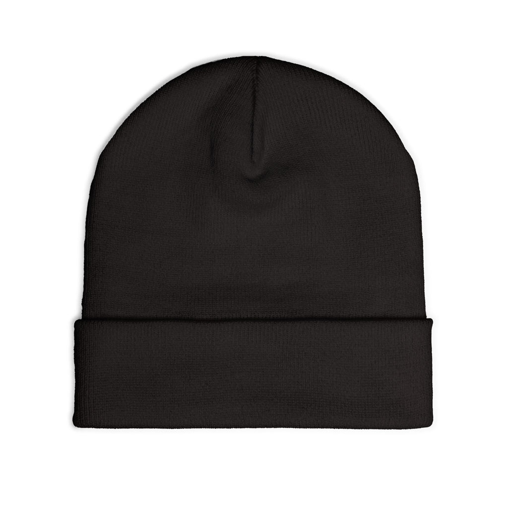 Embroidered 'Stand on Guard' Knit Beanie — Signature Patch Winter Hat