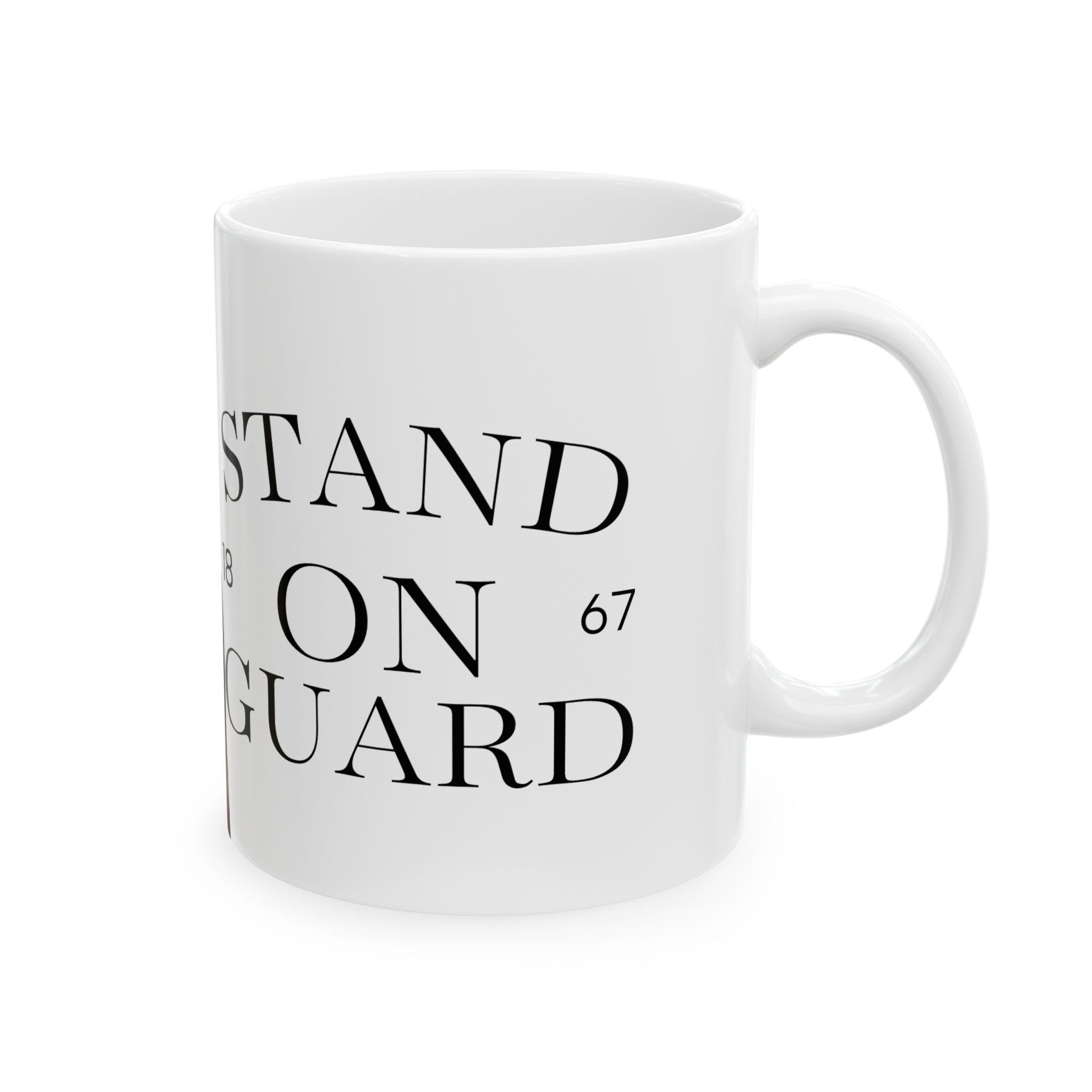 Mountie Coffee Mug — Vintage Canadian Mountie “Stand On Guard” Ceramic Mug (11oz & 15oz)