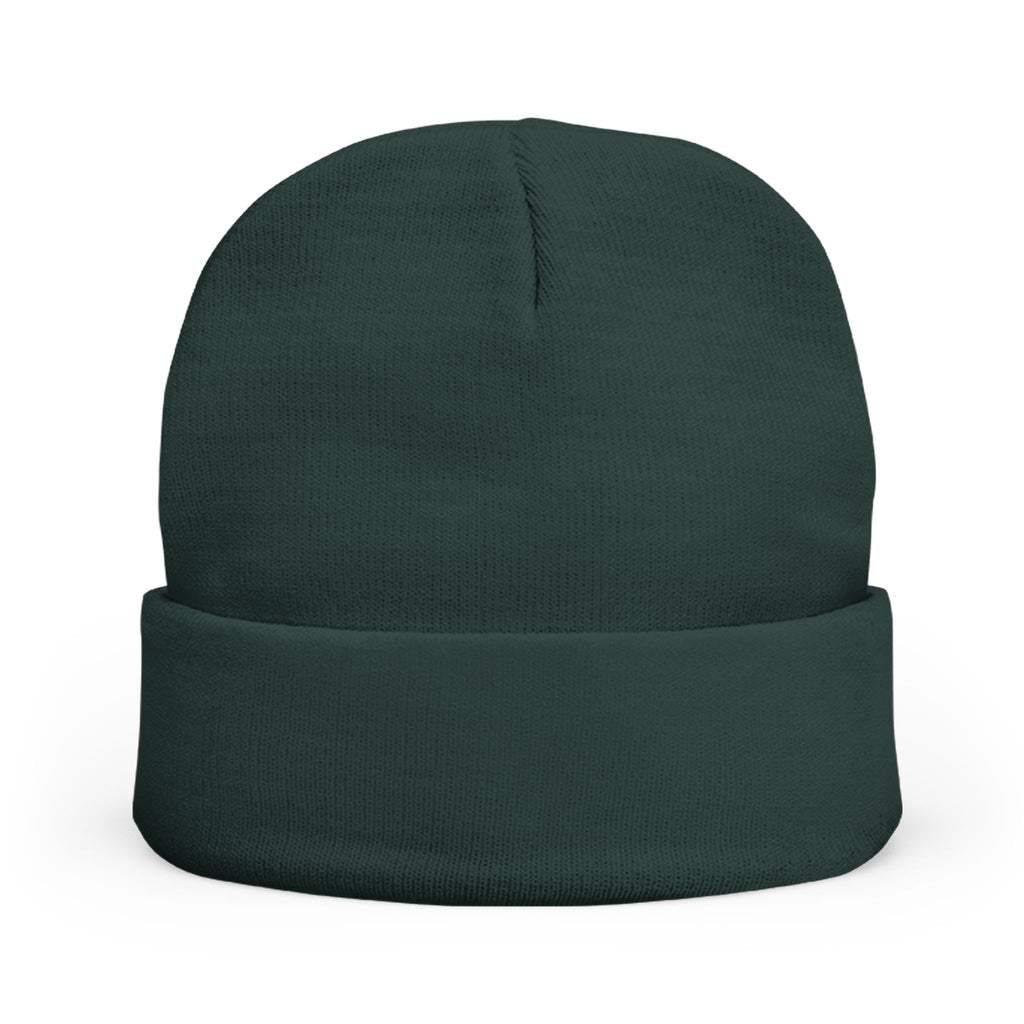 Embroidered 'Stand on Guard' Knit Beanie — Signature Patch Winter Hat
